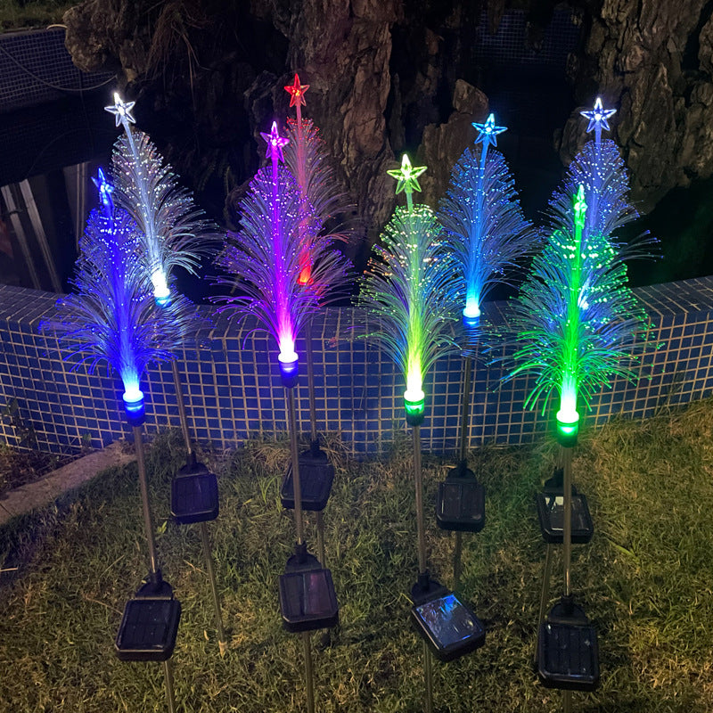 Solar Fiber Optic Christmas Light