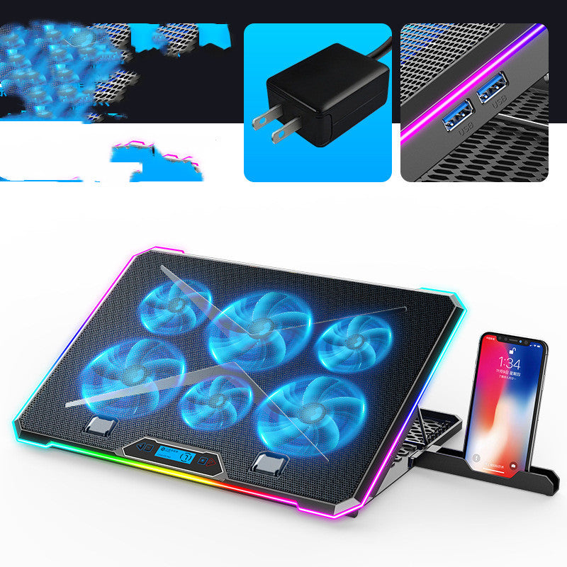 RGB Gaming Laptop Cooling Pad - Keep Your Game On