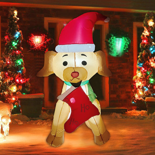 Christmas Bear Inflatable Decoration