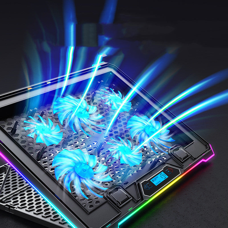 RGB Gaming Laptop Cooling Pad - Keep Your Game On