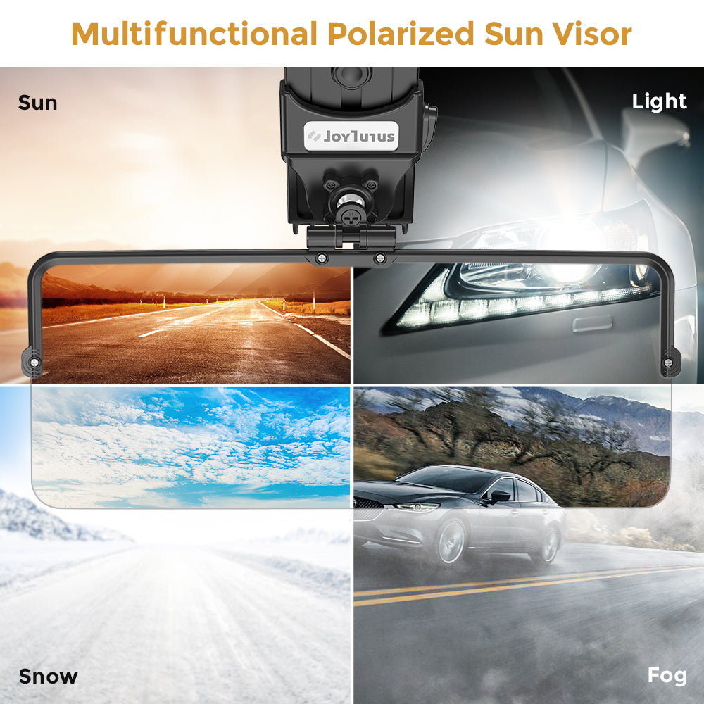 Polarized Car Sun Visor - Clear Vision on the Road