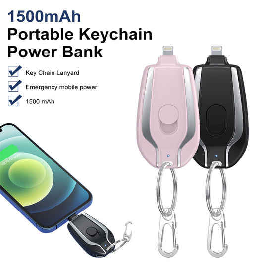 1500mAh PowerBank Keychain