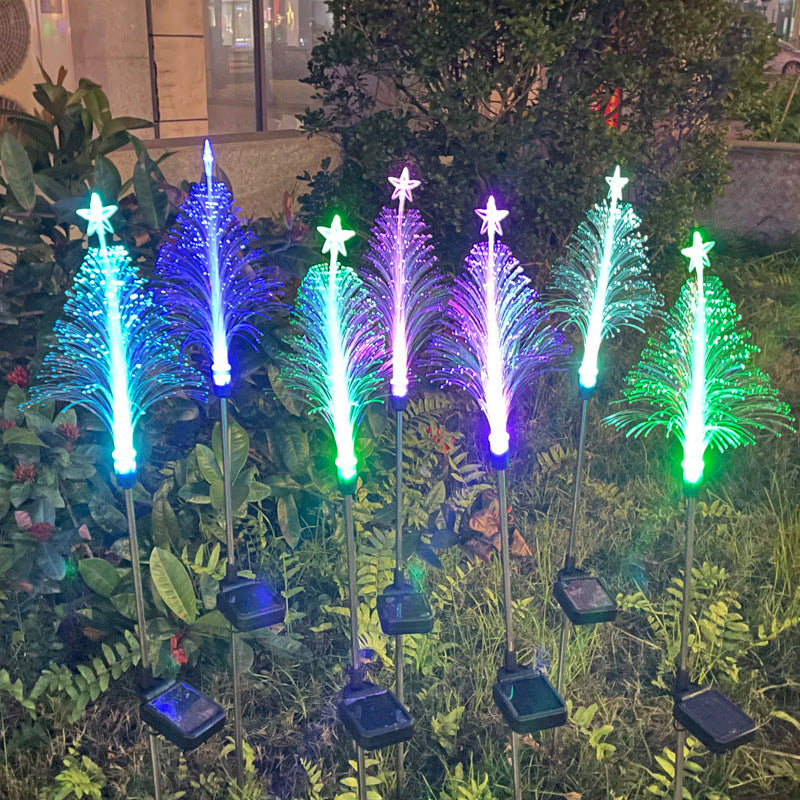 Solar Fiber Optic Christmas Light