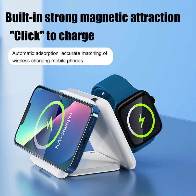 3-in-1 Folding Magnetic Wireless Charger - ZENSE DEAL