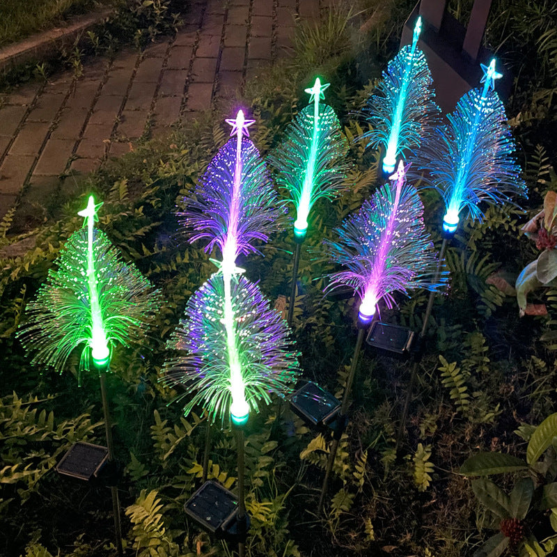 Solar Fiber Optic Christmas Light