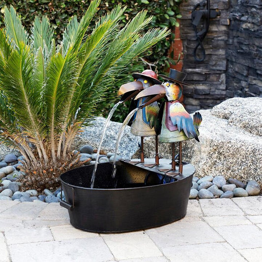 Garden  Fountain Art Water Craft