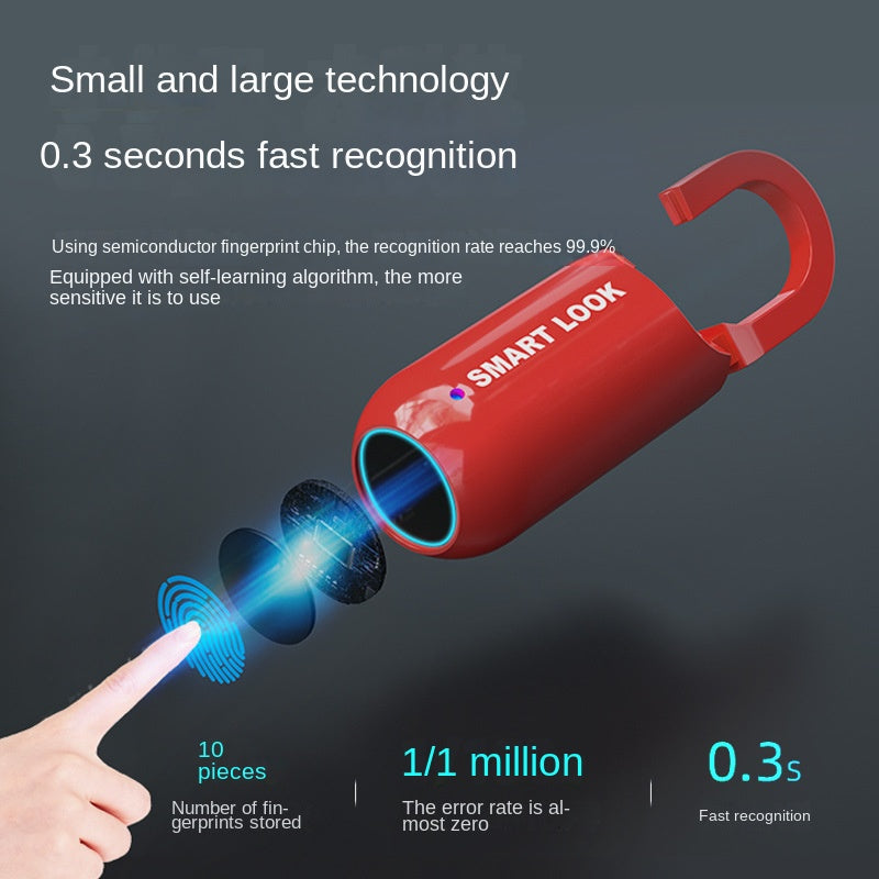 USB Rechargeable Fingerprint Lock