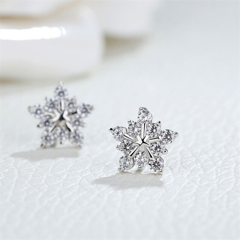 Christmas Snowflake Earrings