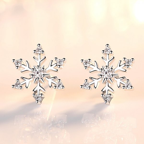 Christmas Snowflake Earrings