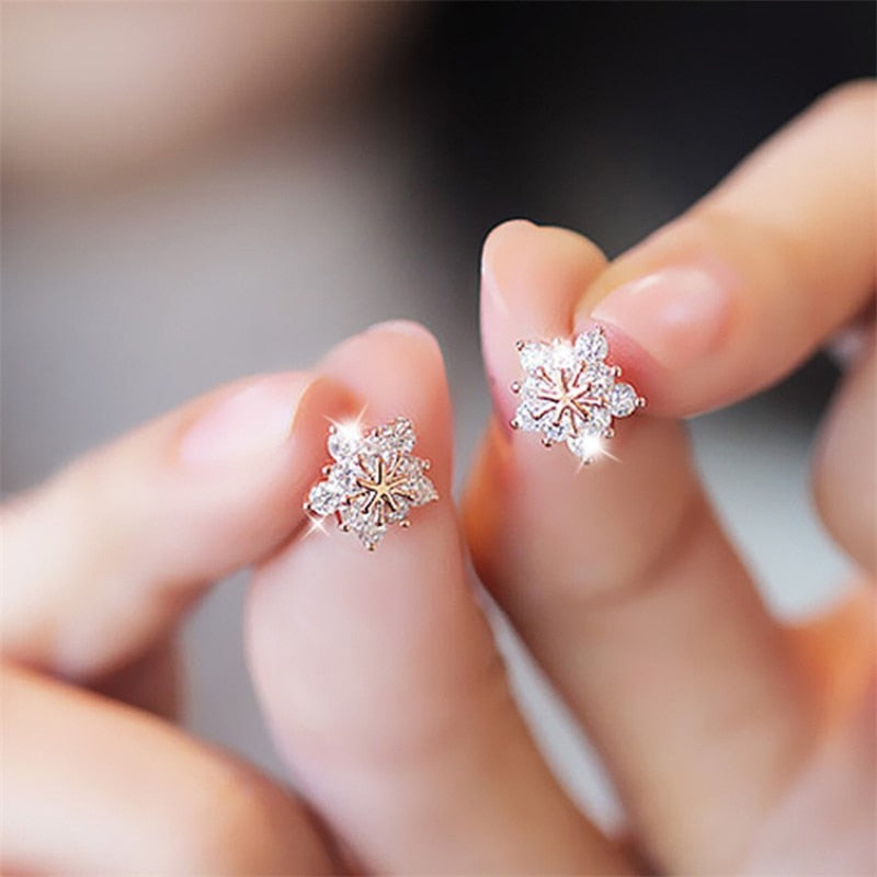 Christmas Snowflake Earrings