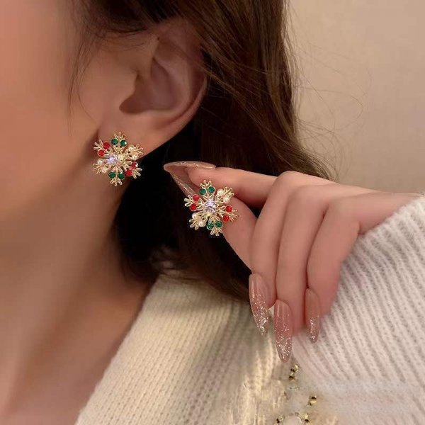 Christmas Snowflake Earrings