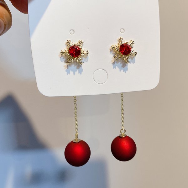 Christmas Snowflake Earrings