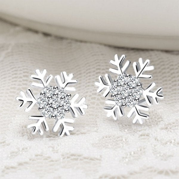 Christmas Snowflake Earrings